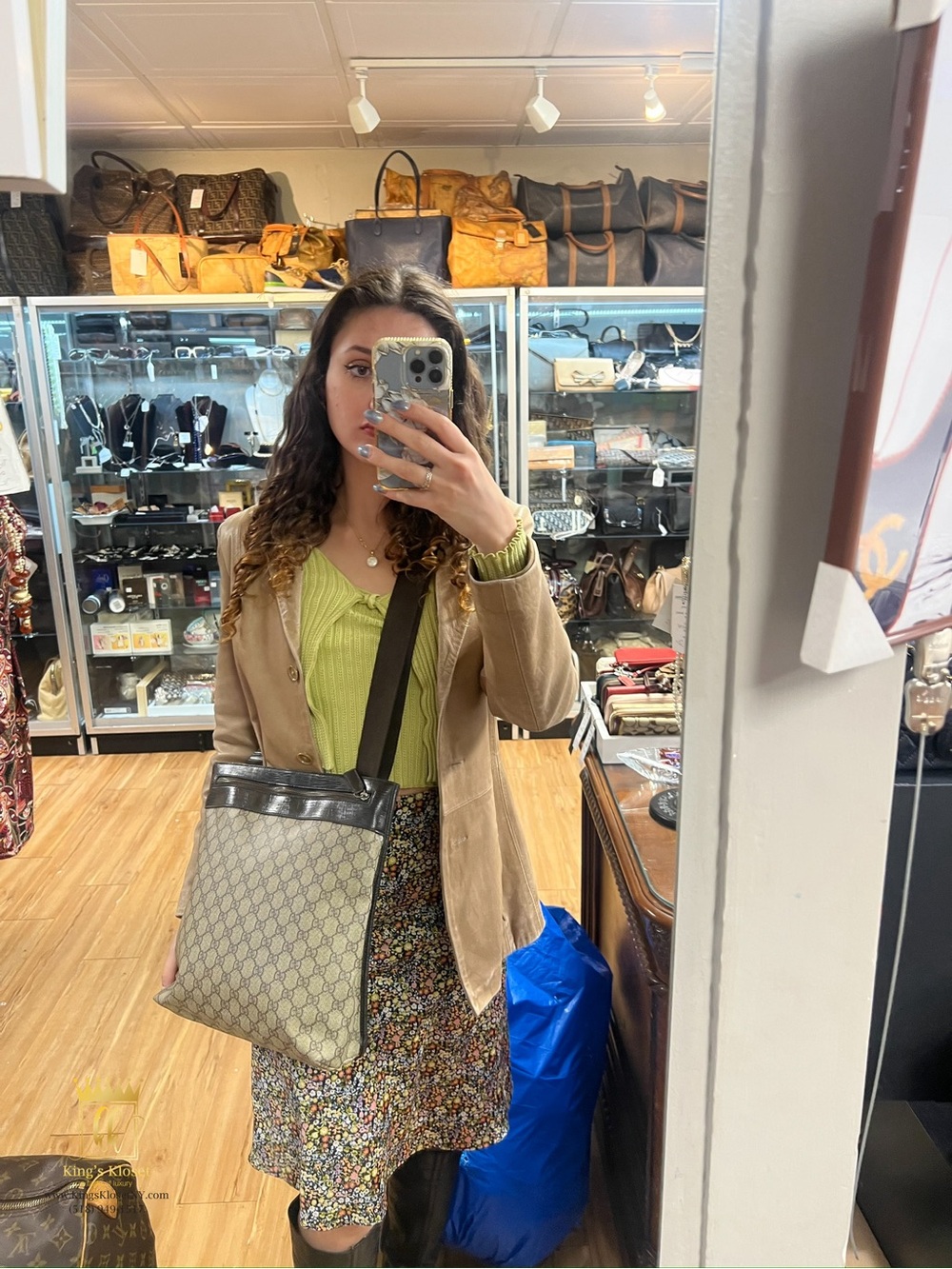 Long gucci pvc tote bag - Picture 14 of 14